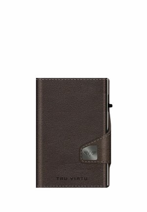 Click & Slide Classic - Wallet - nappa brown silver