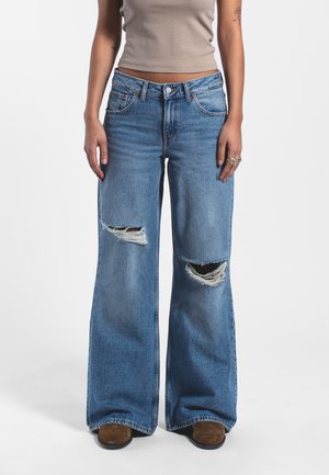 Dr.Denim RHUE - Relaxed fit jeans - stream sky fade ripped