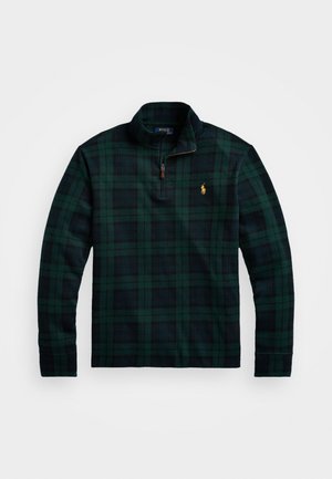 PLAID ESTATE RIB PULLOVER - Sweatshirt - blackwatch
