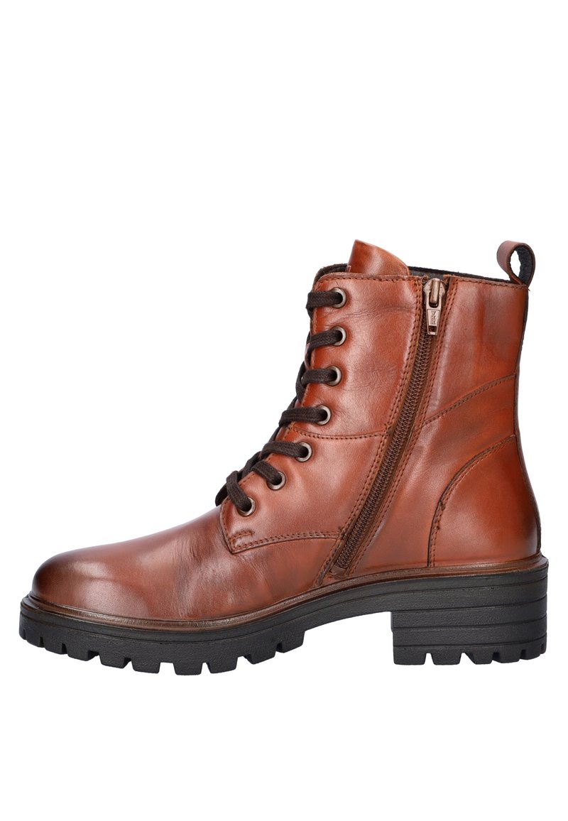 Nelson Platform ankle boots - cognac - Zalando