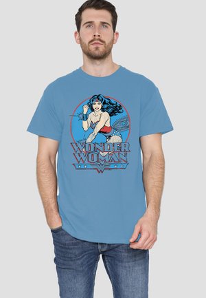 Cotton Soul, DC WONDER WOMAN - T-Shirt print - light blue
