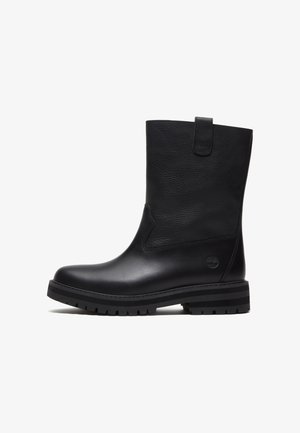 Timberland, BRITTON DRIVE MID PULL ON BOOT - Klasické členkové čižmy - black full grain