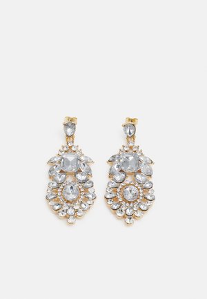 PCNAYA EARRINGS - Ohrringe - gold-coloured/clear