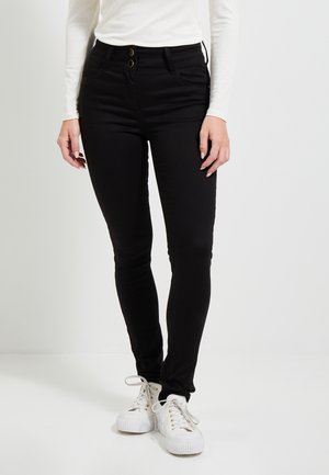 Grain de Malice, SLIM TAILLE HAUTE MILAN - Jean slim - noir