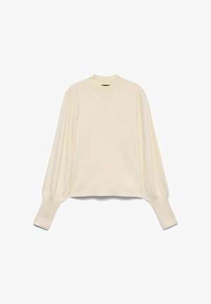 Vero Moda, VMHOLLYKARIS LS FUNNELNECK PULLOVER BOO - Pullover - birch