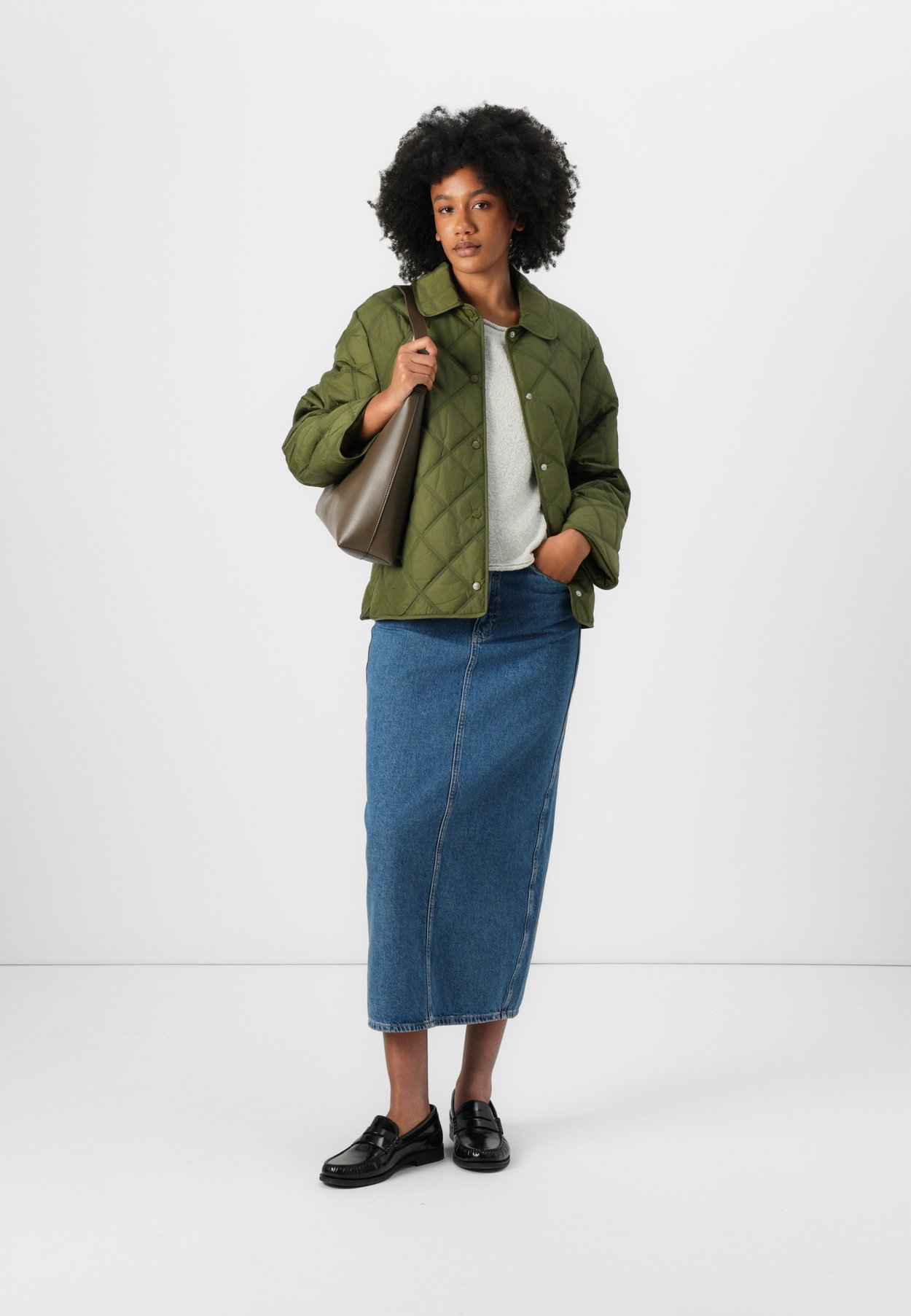 QUILTED JACKET WITH COLLAR