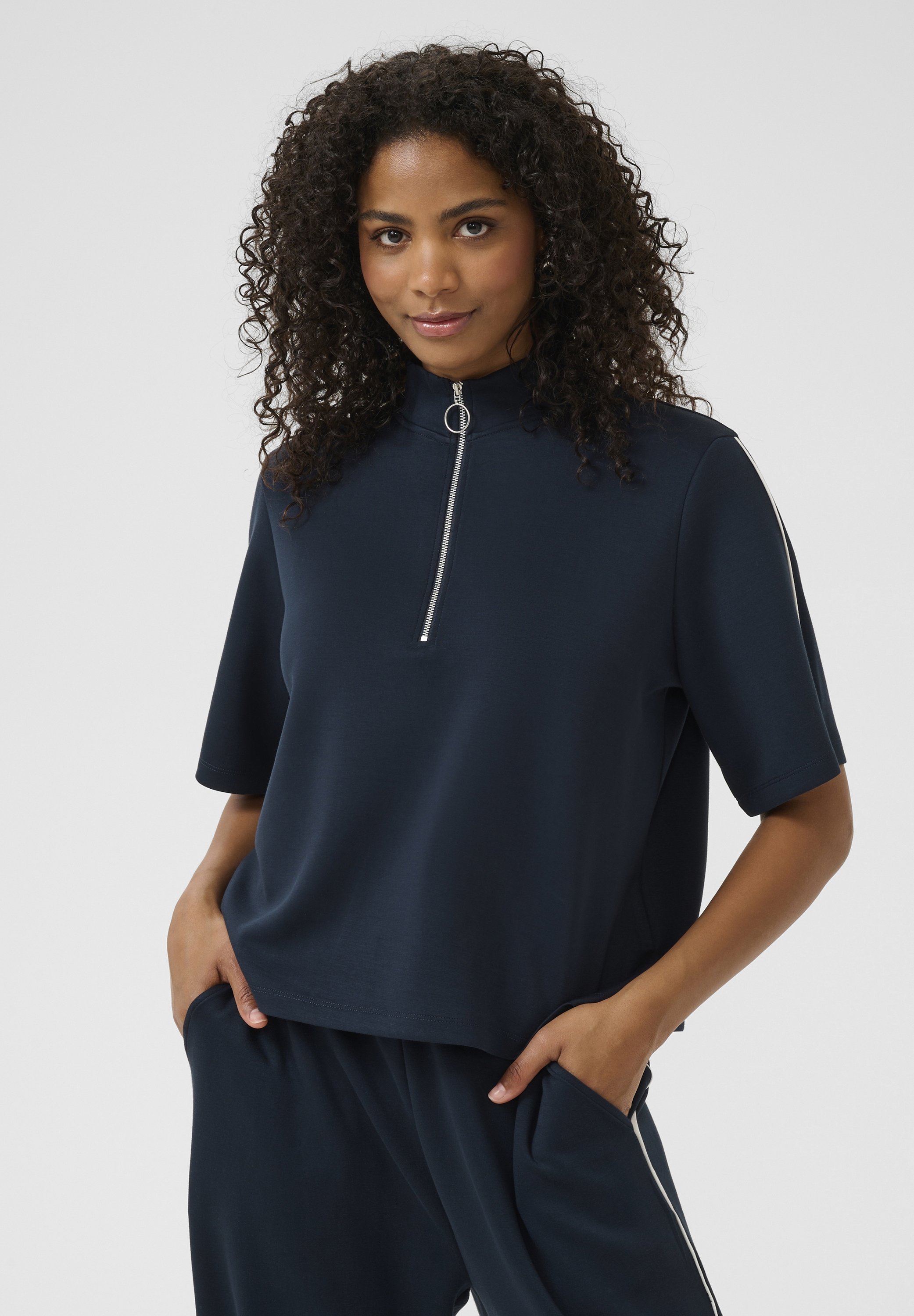 Kaffe KALIZZA SHORT SLEEVE - T-shirts basic - legion blue