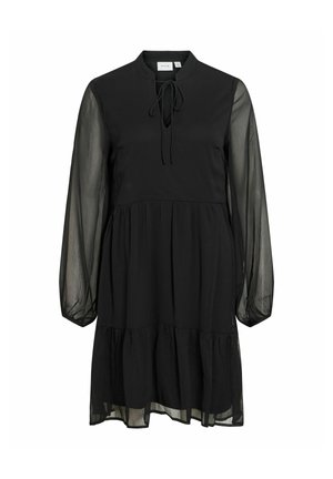 VILA, MINIKLEID VIFALIA LANGARM - Robe de jour - black beauty