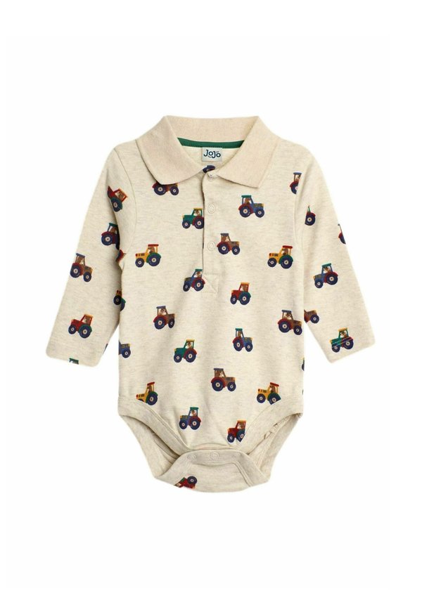 TRACTOR PRINT - REGULAR FIT - Langarmshirt - natural