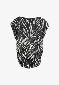 Selezionato, black white zebra print