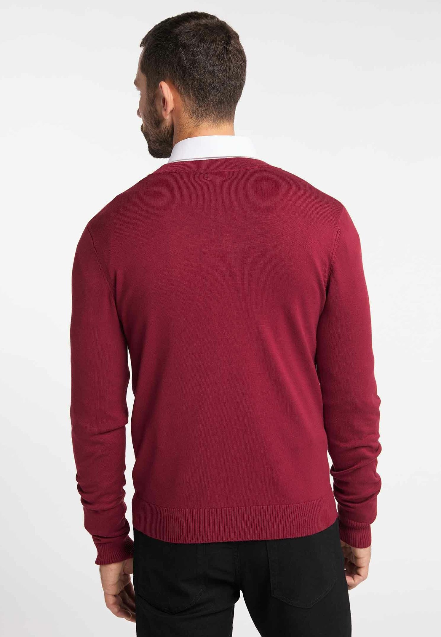 DreiMaster Vest burgundyRood Zalando.nl DreiMaster Trui burgundyRood Zalando.nl