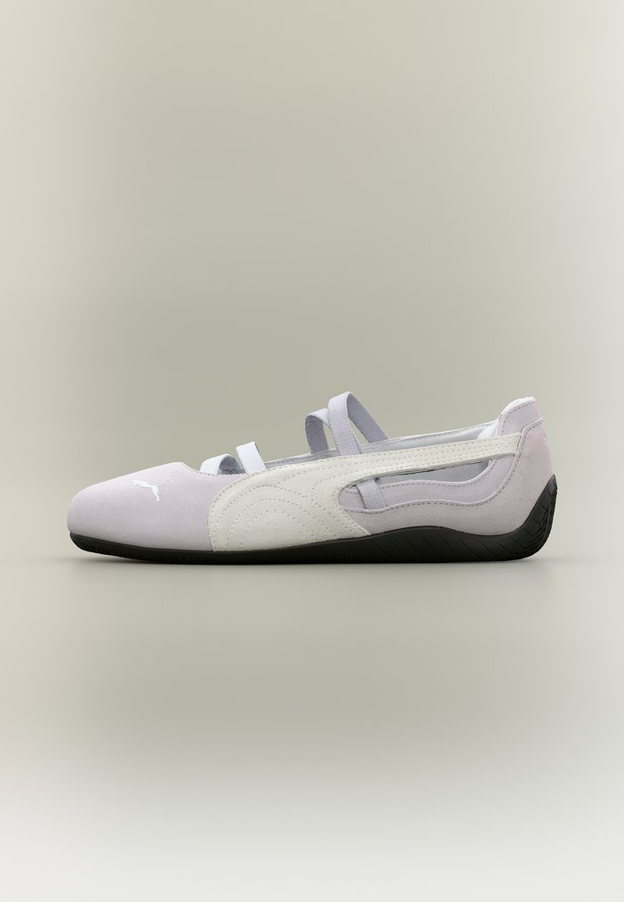 PUMA SPEEDCAT JR UNISEX - Ankle strap ballet pumps - lavender pop/white