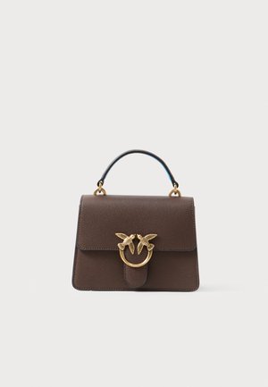 LOVE ONE TOP HANDLE MINI - Sac à main - marrone/azzurro/antique gold-coloured