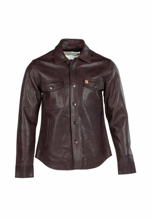 JASPER CRUST - Usnjena jakna - brown