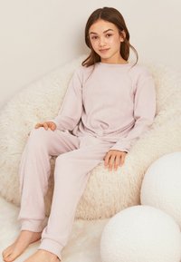 Lipsy COSY KNOT FRONT - REGULAR FIT SET - Pyžamová súprava - light pink
