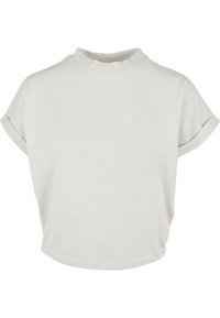 LADIES SHORT PIGMENT DYE CUT ON SLEEVE TEE - Basic póló - palesasphalt