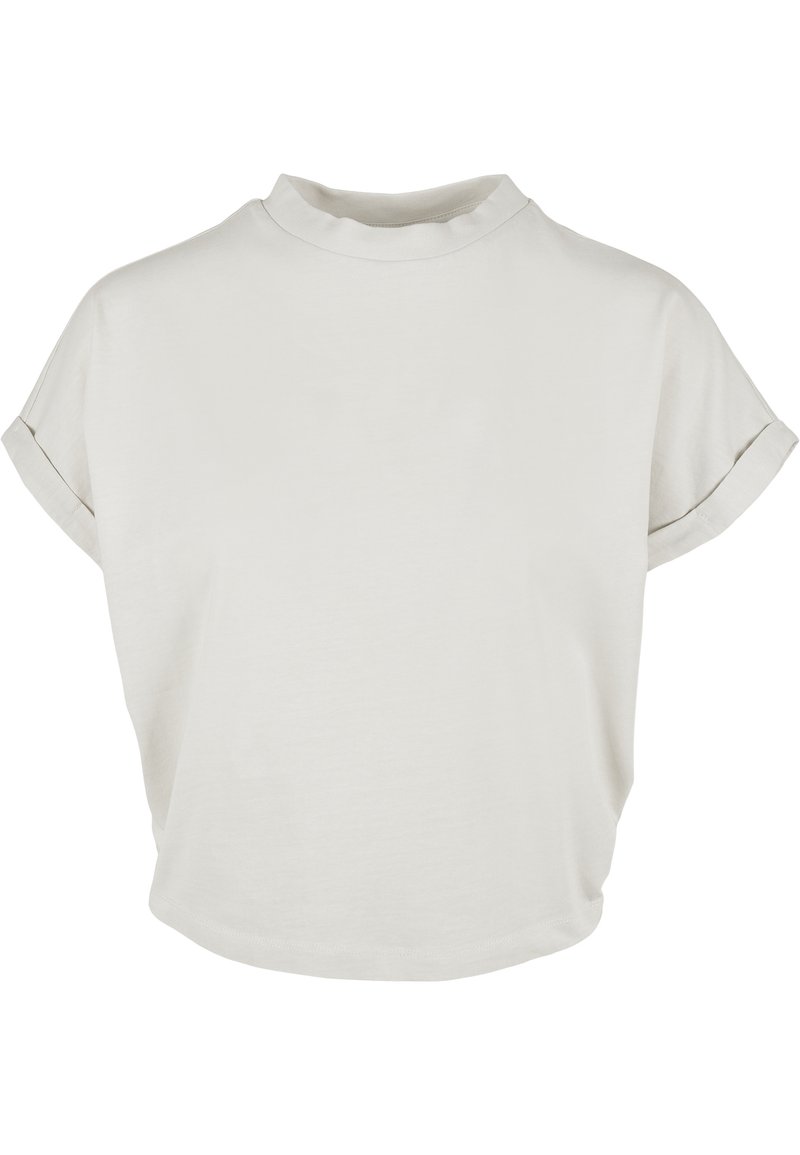 Urban Classics LADIES SHORT PIGMENT DYE CUT ON SLEEVE TEE - Pamata T-krekls - palesasphalt