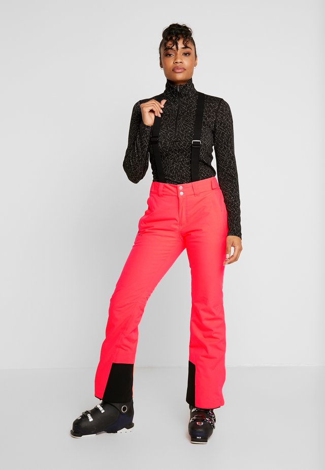 PUNTTI SKI PANTS - Snow pants - neon fiery coral
