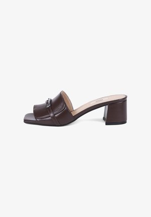 Desa, DESA WOMAN SLIPPERS - Mules à talons - brown