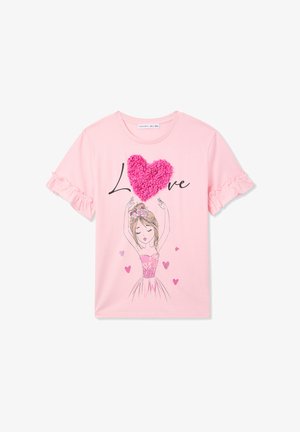 Terranova, T-shirt con stampa - rosa