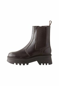 Next FOREVER COMFORT CHUNKY CHELSEA - Kotníkové boty na platformě - chocolate brown