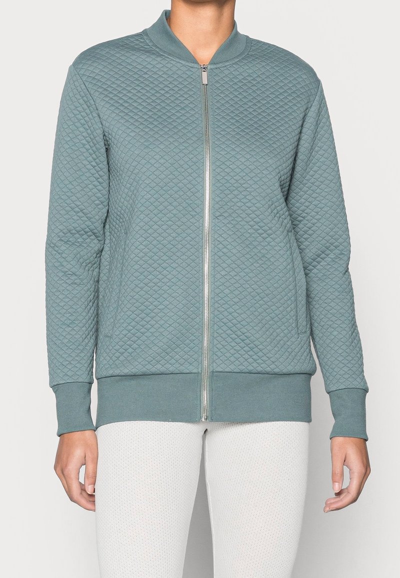 Anna Field Tröja med dragkedja - green