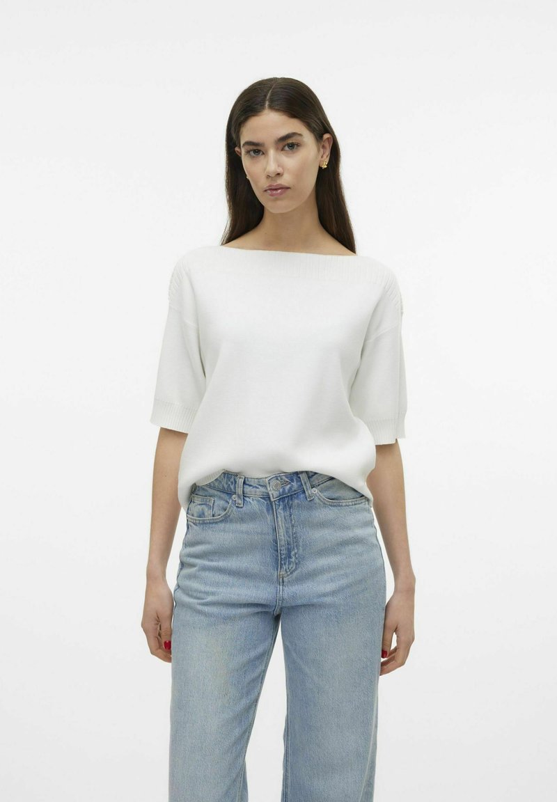 Vero Moda - JEMMA  - Camiseta básica - snow white, Ampliar