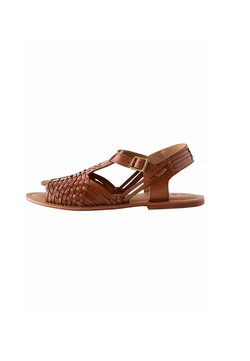 Next WEAVE HUARACHES - Sandaalit nilkkaremmillä - tan brown