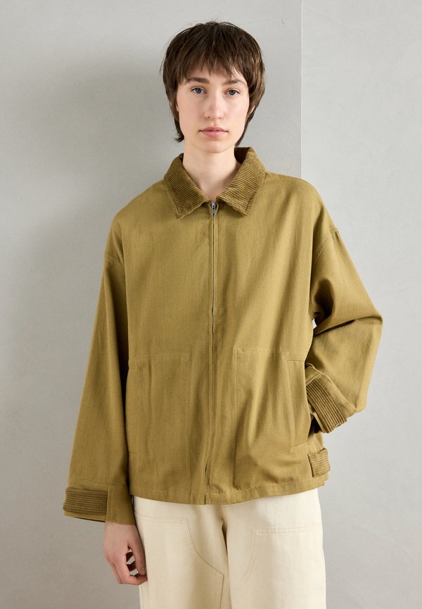 JACKET - Summer jacket - khaki
