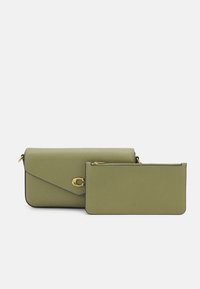 COACH CROSSGRAIN CROSSBODY SET - Mala a tiracolo - b4/moss