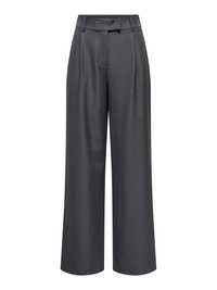 ONLLINDA HW STR MEL TLR NOOS - Pantalon classique - dark grey melange