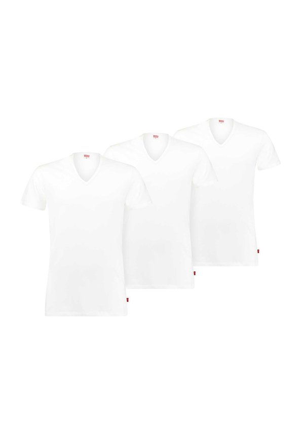 6ER PACK - ECOM  V-AUSSCHNITT KURZARM - Basic T-shirt - weiß2