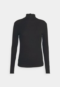 SHEER MOCK - Strickpullover - black