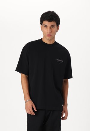 UNDERGOUND CAMO - Print T-shirt - jet black