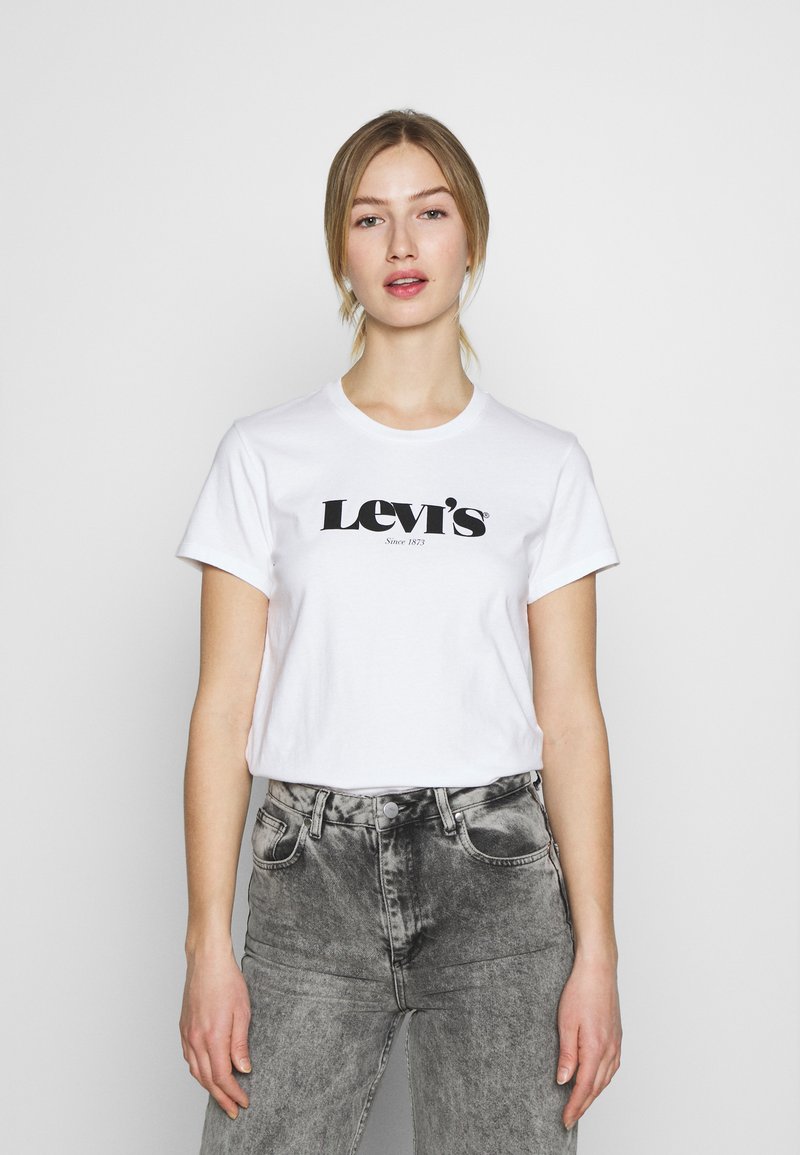 Levi's® THE PERFECT TEE - Triko s potiskem - white