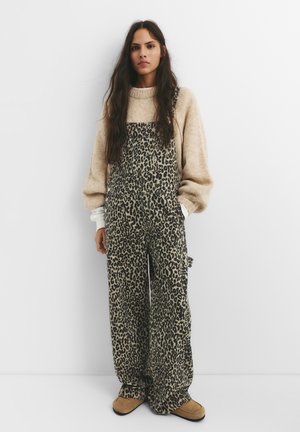 LEOPARD CARPENTER - Latzhose - brown