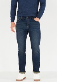 Next - AUTHENTIC STRETCH - Džíny Slim Fit - dark blue Miniatura obrázku 1