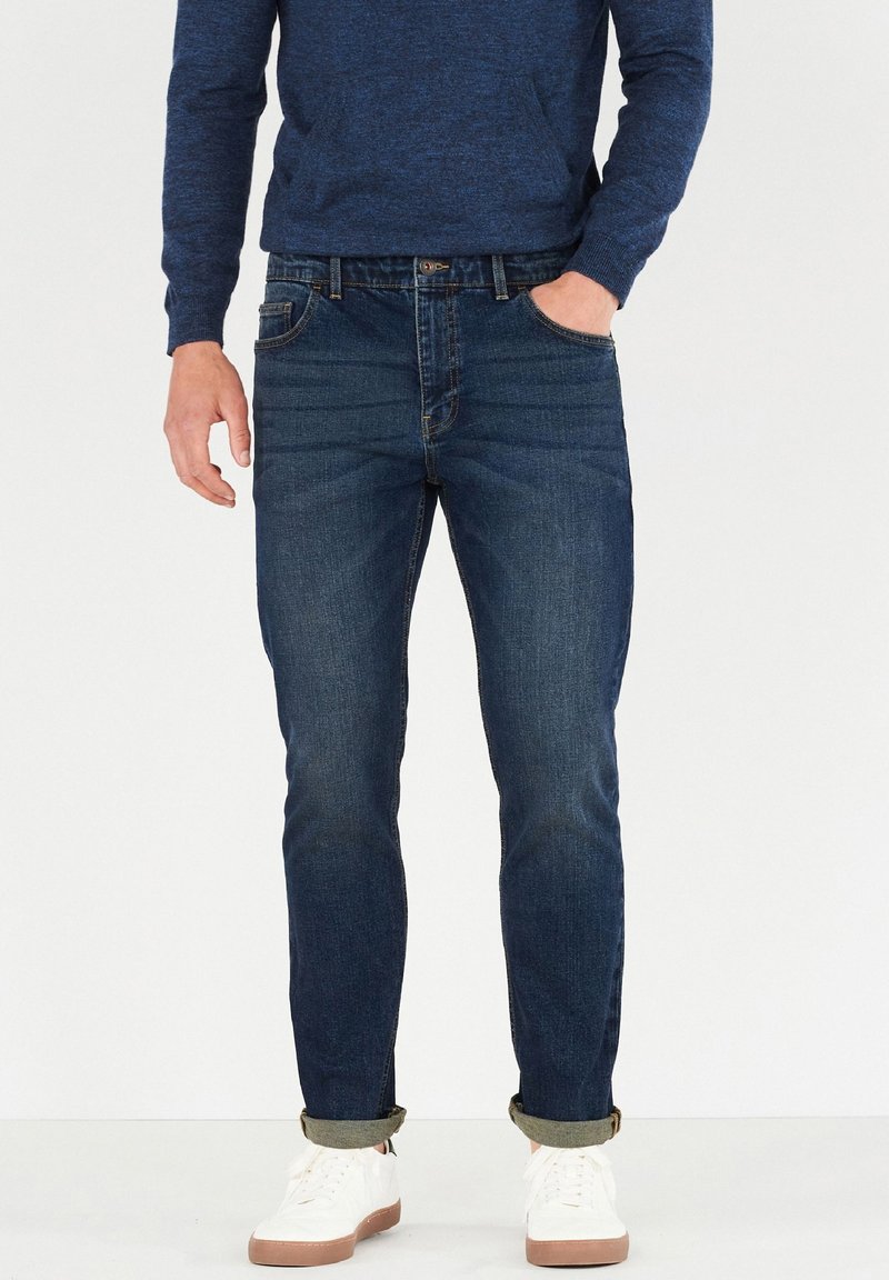 Next - AUTHENTIC STRETCH - Džíny Slim Fit - dark blue, Zvětšit