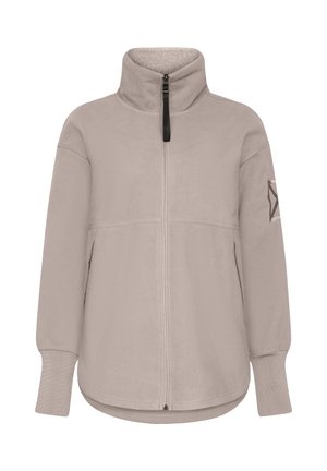 Didriksons, RONJA WINDPROOF FULL-ZIP - Forro polar - ash brown