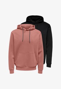 Unausgewählt, schwarz rot