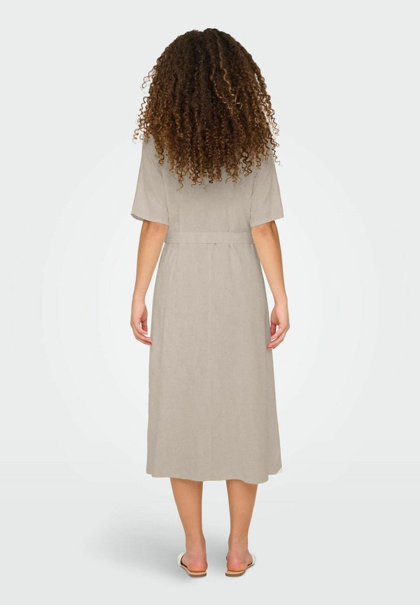 SAY MIDI NOOS - Shirt dress - oatmeal2