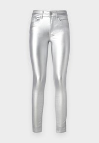VMFLASH SKINNY METAL PANTS  - Jeggings - silver colour