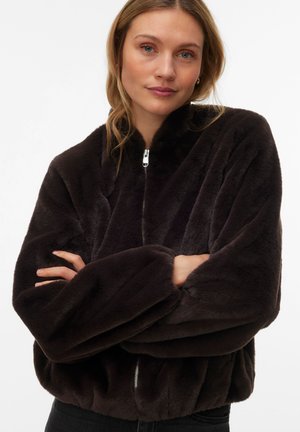Vero Moda, VMSONJALIGA SHORT JACKET GA BOO - Blouson Bomber - chocolate torte
