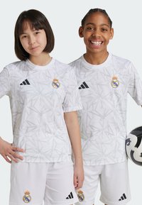adidas Performance REAL MADRID PRE-MATCH KIDS - Vereinsmannschaften - white clear grey