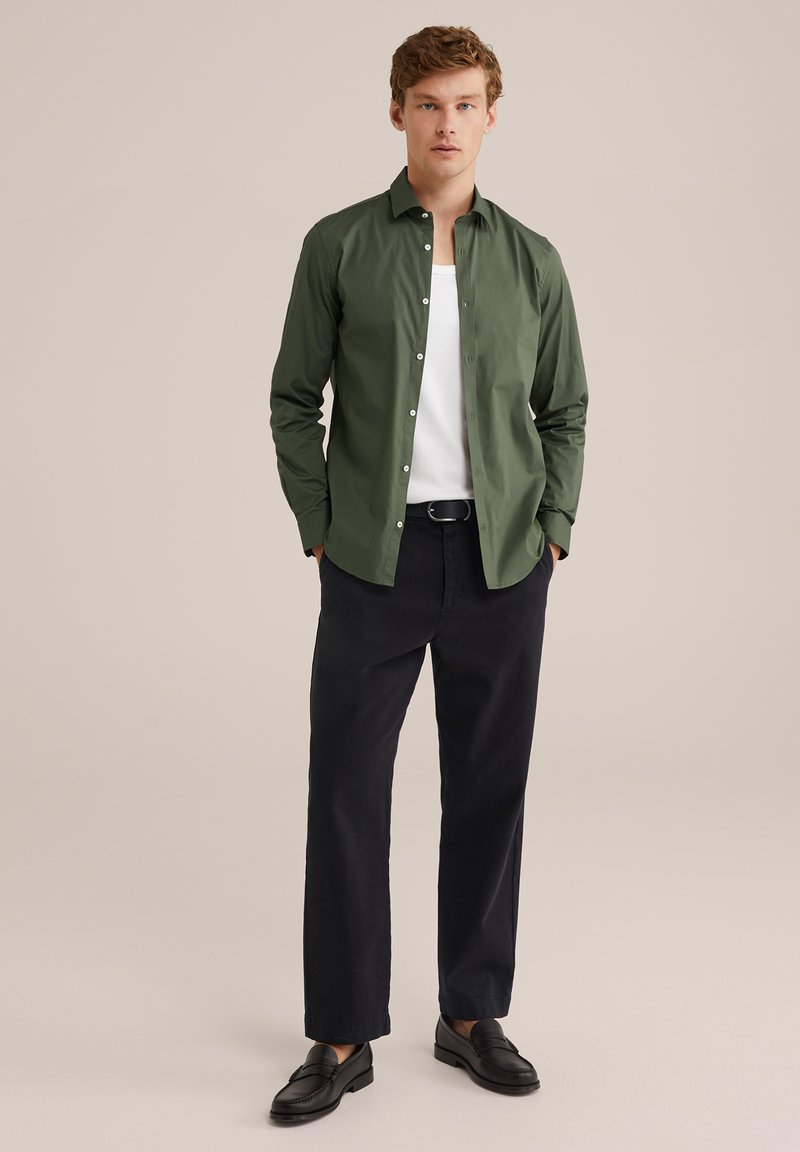 WE Fashion THE CLEAN - Formal shirt - green - Zalando
