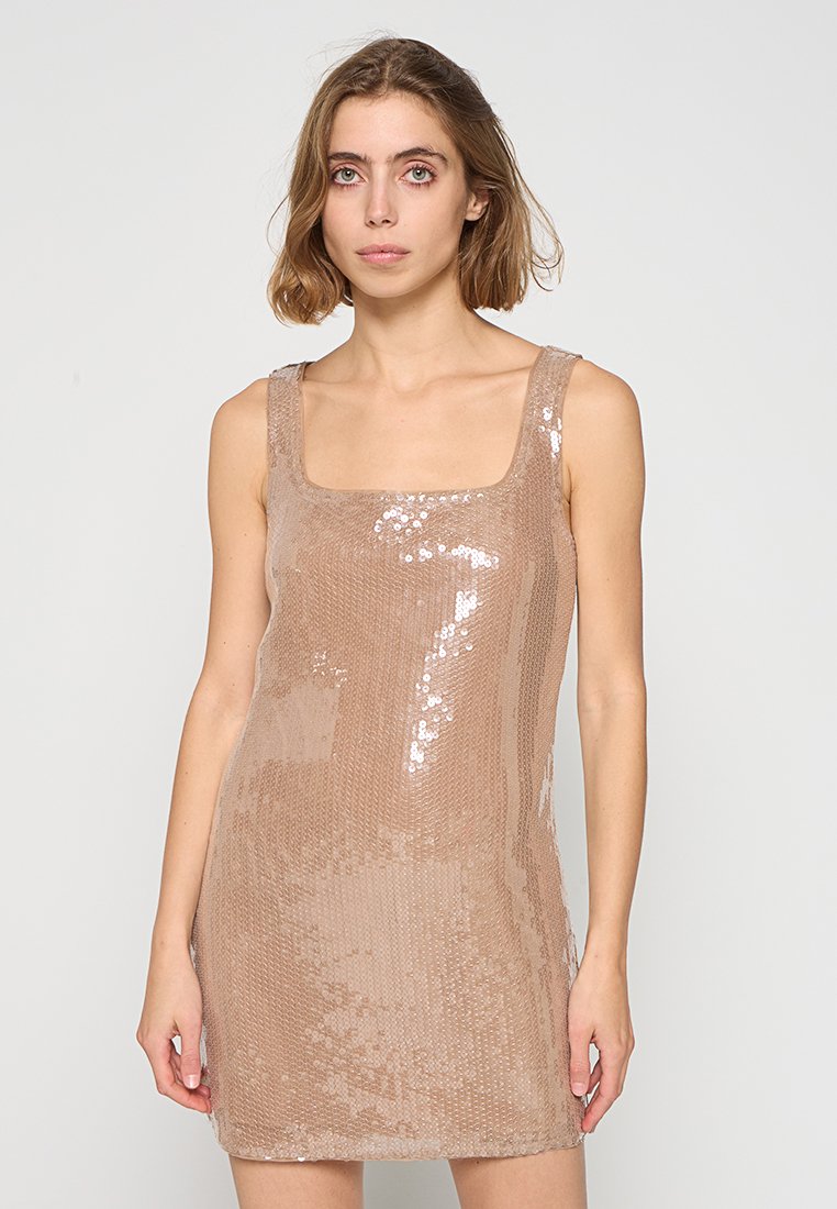 Abercrombie & Fitch Cocktailjurk beige