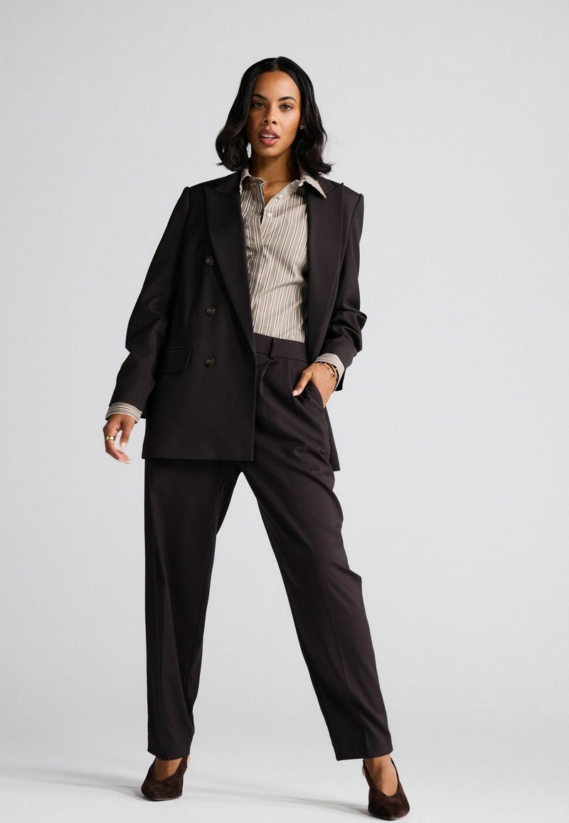 Pantalon NOOK Marron Doublé - Taille 3 - Superposé Pour Veste - Occasion TB état