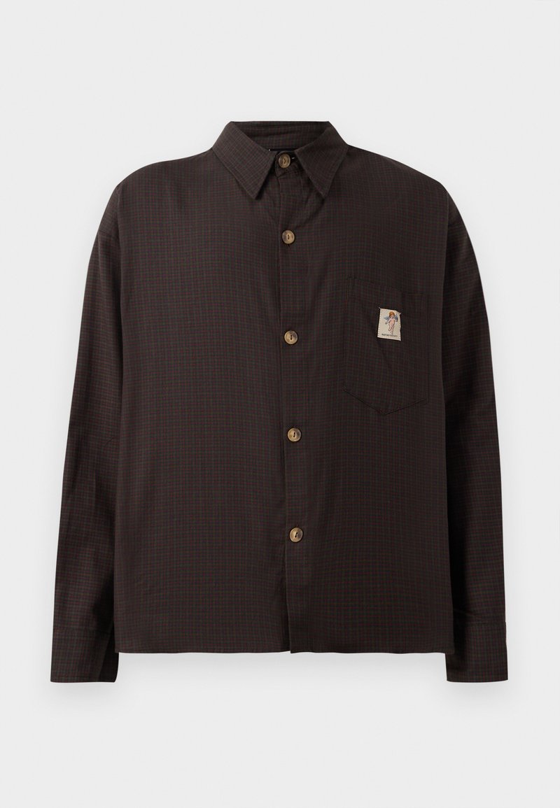 Kaotiko Overhemdblouse bruin Kaotiko Overhemdblouse bruin