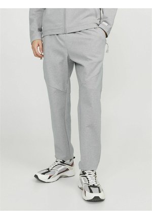 Tracksuit bottoms - light grey melange