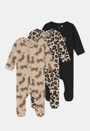 NBNMINI 3 PACK UNISEX - Tutina - oatmeal